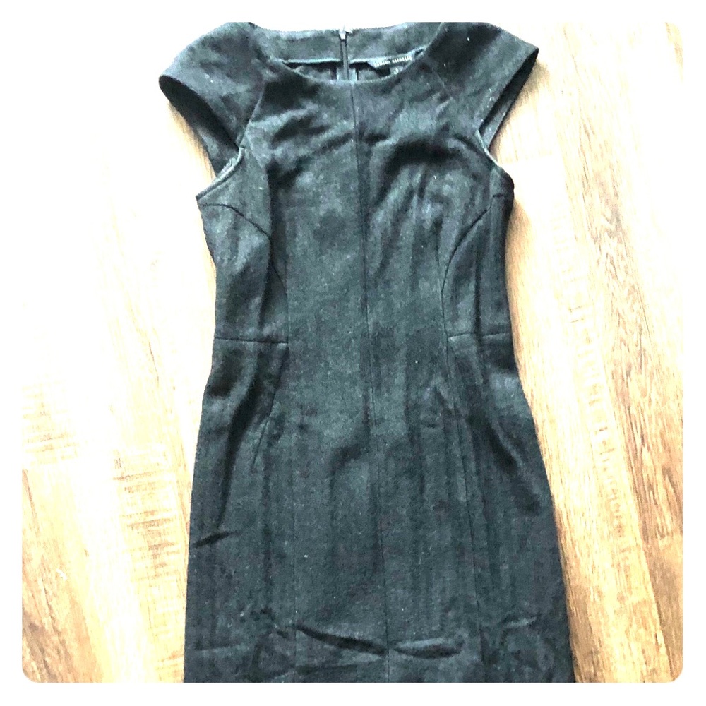 Banana Republic Little Black Wool Dress